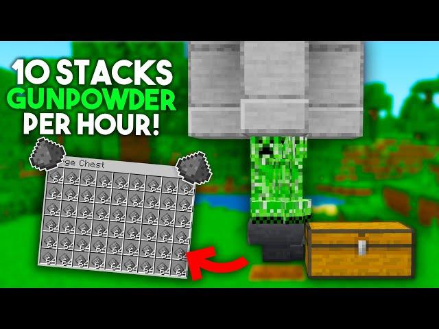 BEST 1.20 CREEPER FARM TUTORIAL in Minecraft Bedrock (MCPE/Xbox/PS4/Nintendo Switch/Windows10)