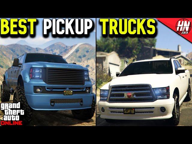 Top 10 Pickup Trucks In GTA Online