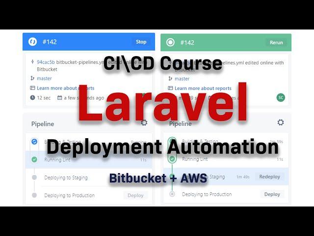 DevOps Tutorial - Laravel Deployment Automation CI\CD using AWS RDS EC2 S3 CodeDeploy BitBucket