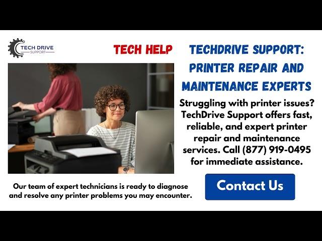 Techdrive Support Printer Support  ️️ 877 919 0495 #techdrivesupport #printersupport #tech