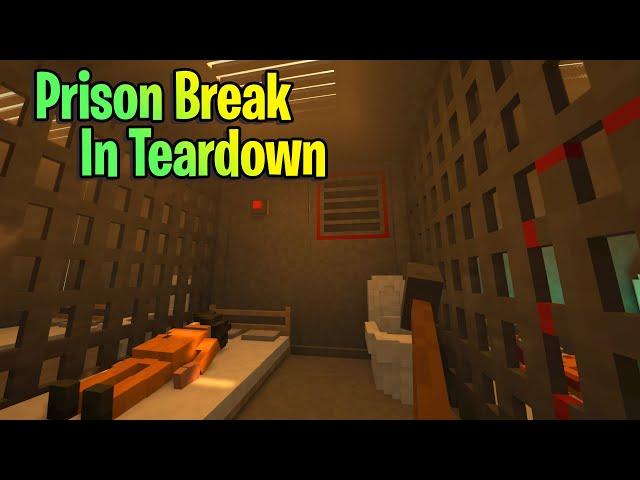 Trying To Escape The Worlds Most Secure PRISON | Prison Break Teardown Version | Teardown