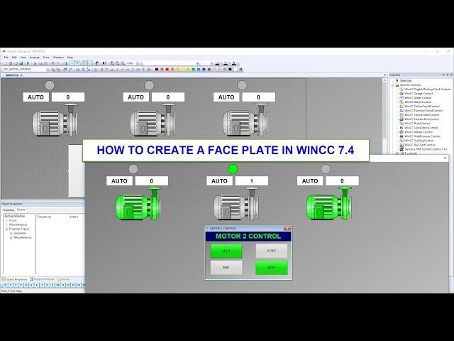 WINCC TUTORIAL: HOW TO CREATE A FACE PLATE CLASSIC IN WINCC 7.4