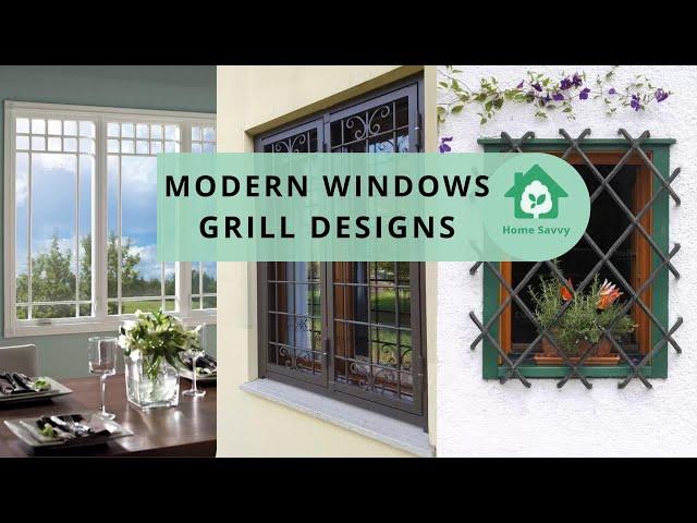 50 Modern Window Grill Design Ideas - Innovative Iron Grill Designs For Windows - Home Savvy