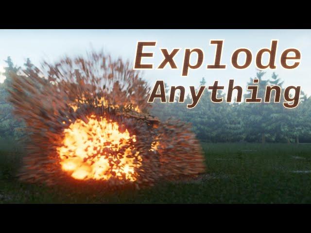 How to Explode Anything in Blender