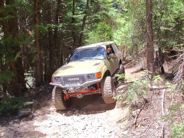 FJ80 Land Cruiser - wheeling on Strawberry Pass