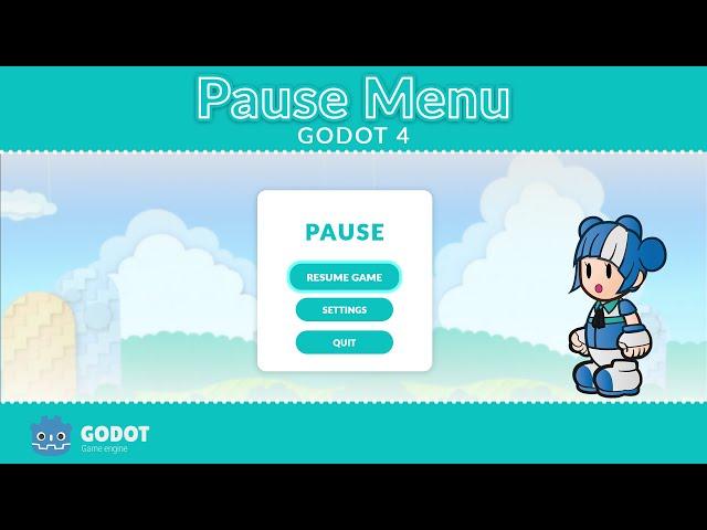 Super Easy Pause Menu In Godot 4