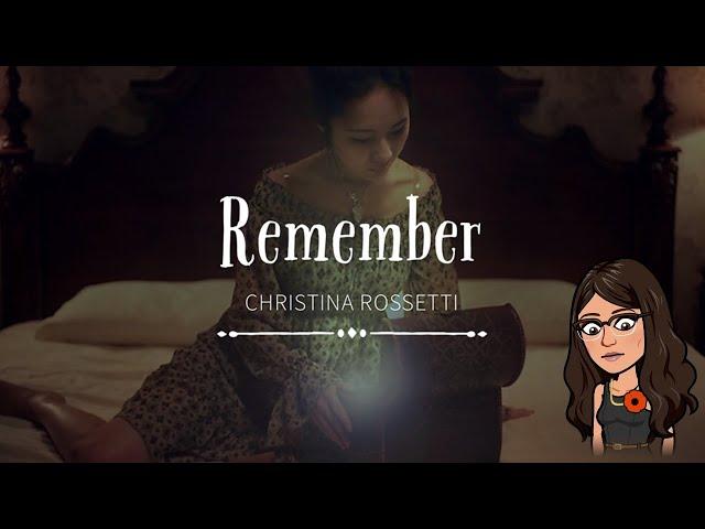 Remember by Christina Rosetti (Analysis)