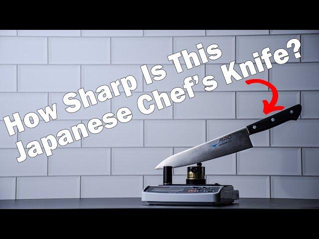 How Sharp is a Brand New MAC Japanese Chef Knife?