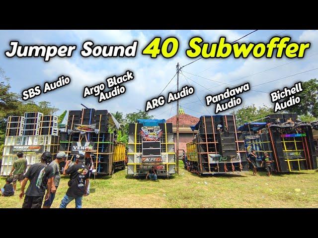 Jumper Sound  40 Subwoffer Bichell Audio, Pandawa Audio, Arg Audio, Argo Black Audio, SBS Audio