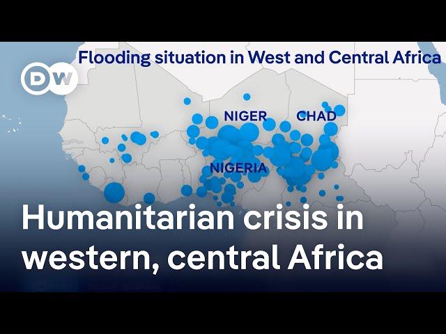 Floods displace hundreds of thousands in central and western Africa | DW News