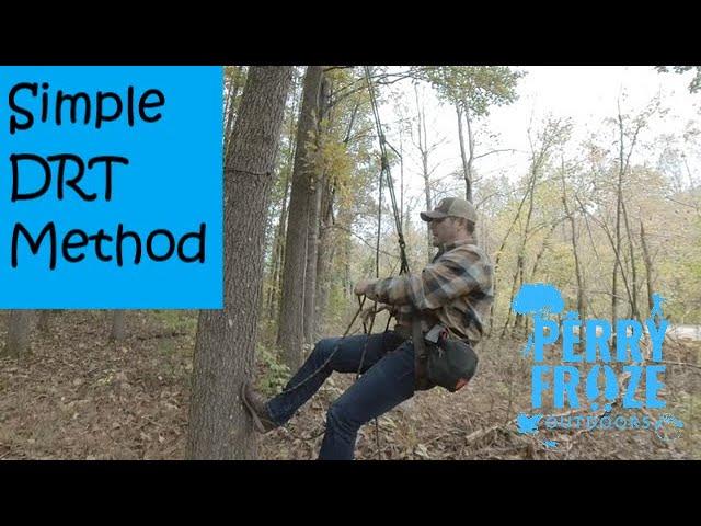 Simple DRT Saddle Hunting Method with only a Rope