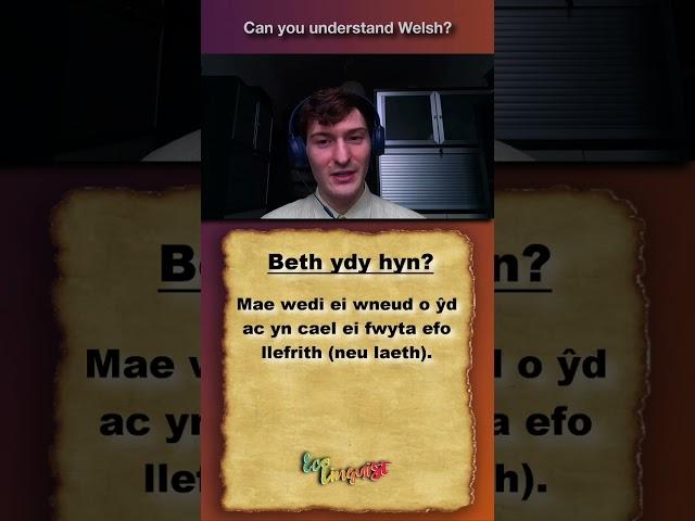 Can you understand Welsh? | #1