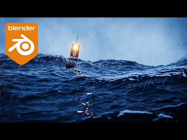 Blender Tutorial - Creating a Stormy Ocean