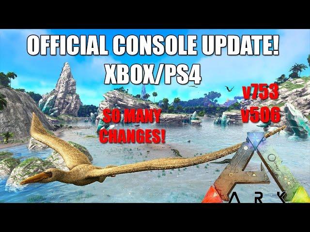 HUGE ARK CONSOLE UPDATE! - SO MUCH IS COMING! - C4 CHANGES - NEW INVENTORY AND MORE! - v753/v506