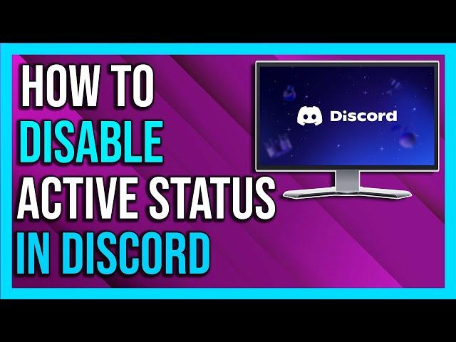 How To Hide Game Activity On Discord -2024  | Turn Off Game Activity Discord