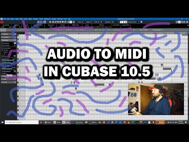 Cubase Quick Tip: Converting Audio to MIDI