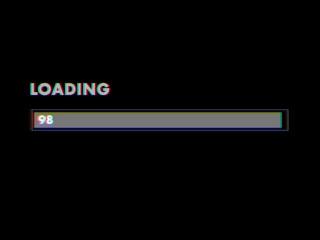 MODERN #AESTHETIC VHS LOADING BAR EFFECT INTRO   | ***FREE TO DOWNLOAD***