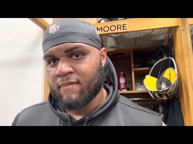 Dan Moore at Steelers OTAs on possibly losing starting job