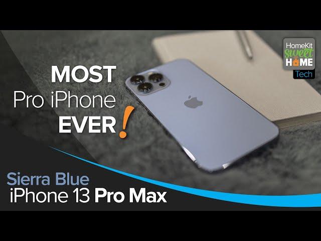 iPhone 13 Pro Max in Sierra Blue!