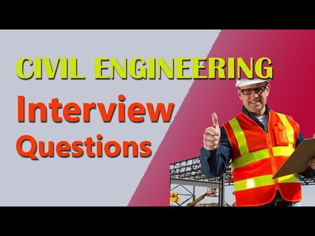 Civil Engineer Interview 2022 I Fresher Civil Engineer Interview