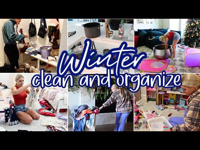 WINTER CLEAN AND ORGANIZE 2024/ WINTER CLEANING MOTIVATION / WINTER CLEAN WITH ME