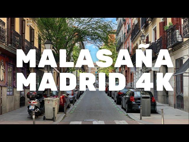 WALKING TOUR MALASAÑA - MADRID 4K (DICIEMBRE/2021)