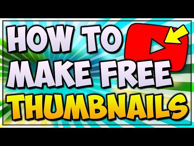 How To Make Thumbnails For FREE (WORKS 2022)!  WITHOUT Photoshop (EASY)