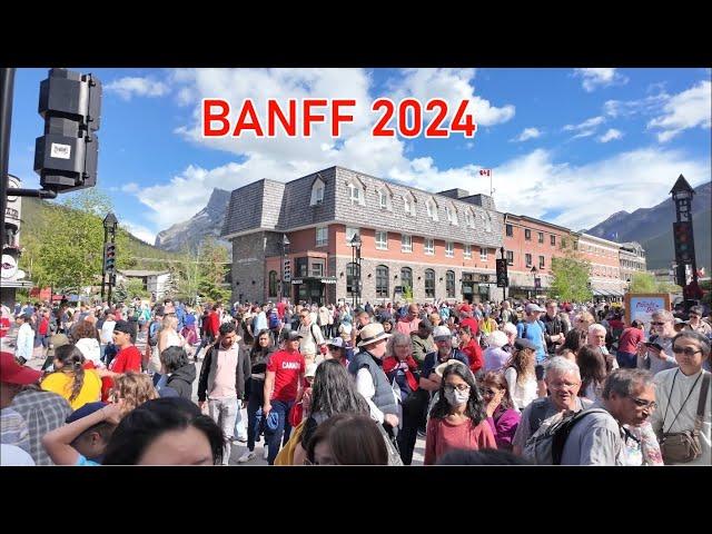 Extremely Busy in BANFF Canada 2024 Weekend