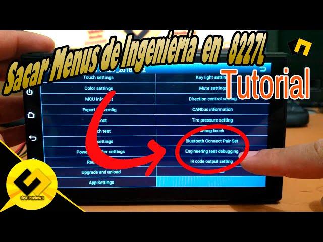 Sacar Menus de Ingenieria en 8227L Tutorial