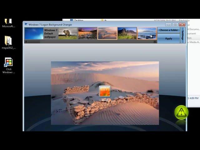 Change Windows 7 Logon Screen