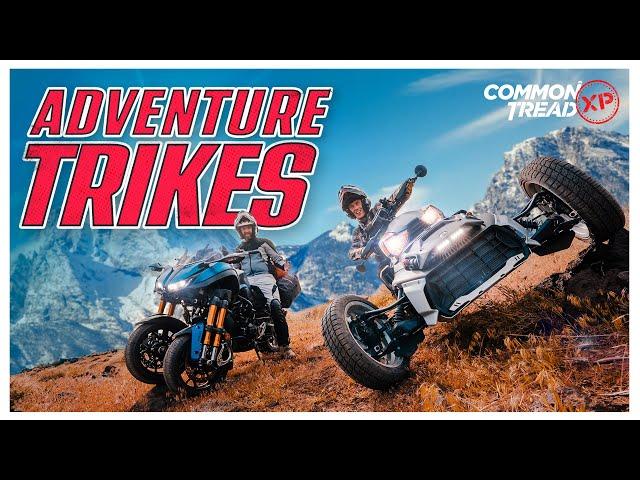 Adventure Trikes! Can-Am Ryker Rally vs. Yamaha Niken | Common Tread XP