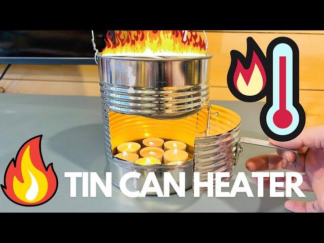 How to make a Tin Can Heater 