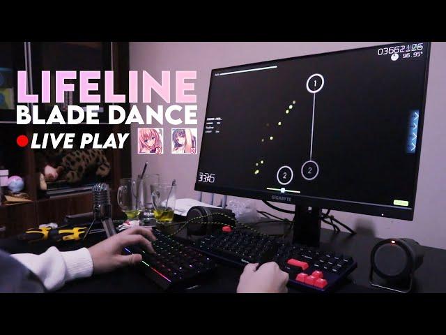 「 osu! (Liveplay)」lifeline | Ni-Sokkususu - Blade Dance [Kneesocks] +HDDT