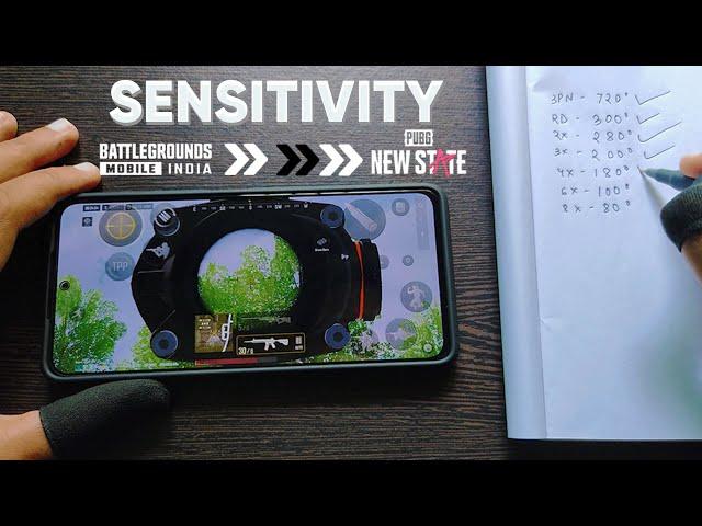 PUBG NEW STATE Sensitivity Settings Exactly As Your BGMI AND PUBG MOBILE