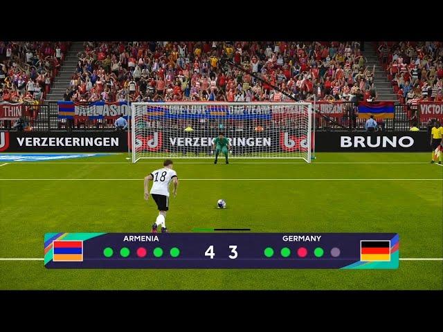 ARMENIA VS GERMANY | PENALTY SHOOT-OUT | PES 2021 PATCH 2022