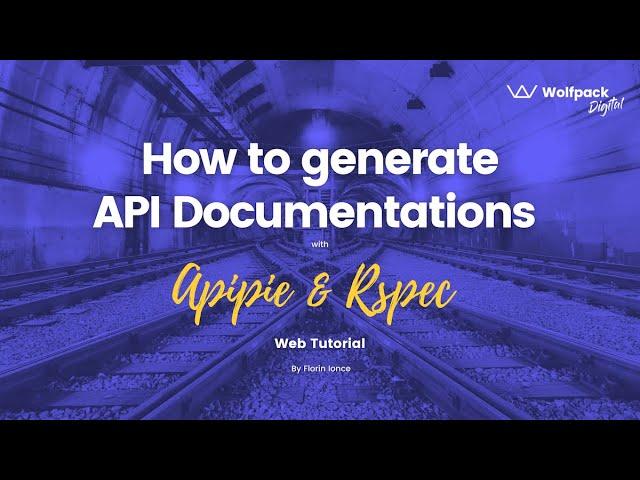 How  to generate API documentation with apipie & rspec