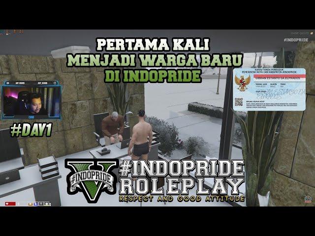 PERTAMAKALI MAIN GTA 5 ROLEPLAY / MENJADI WARGA BARU DI #INDOPRIDE DAY#1