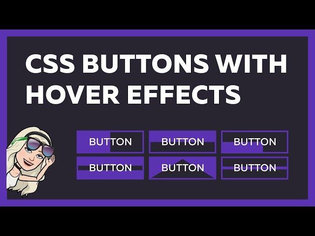 Buttons With Animation Hover Effects Using Only HTML CSS