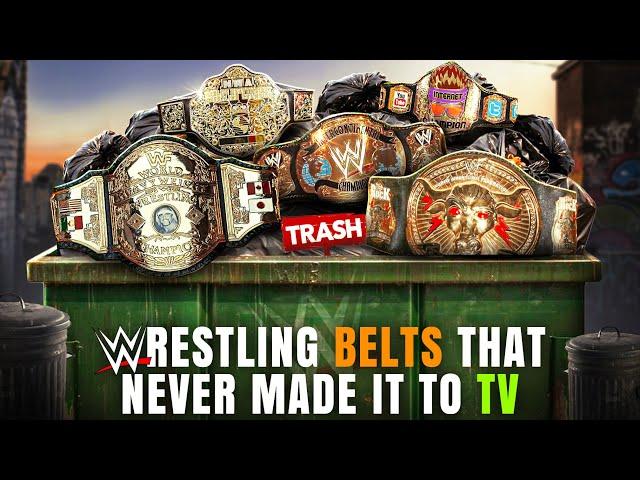 Wrestling Belts That Never Made It To TV!