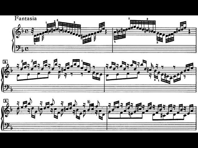 J.S. Bach Chromatic Fantasia and Fugue in d minor, BWV 903 (Schiff)