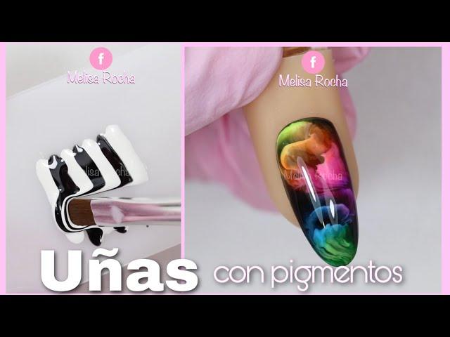 Efecto con Pigmentos  Gel Polish (Nail Art)