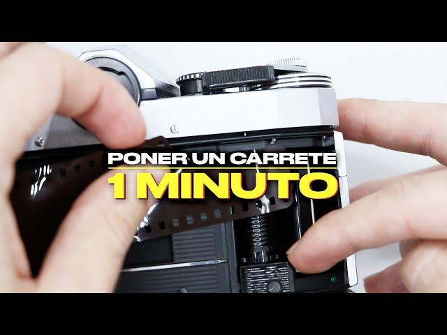 TUTORIAL: Cómo poner un carrete de  fotos en 1 MINUTO | 35mm