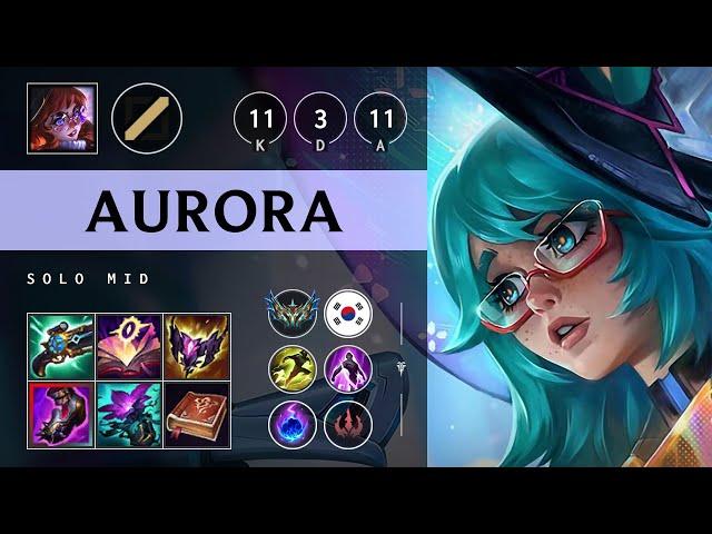 Aurora Mid vs Yasuo - KR Challenger Patch 25.S1.3