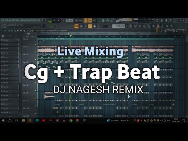 How To Remix Trap Beat In Cg Song || Beat Making Fl Studio Tutorial || Trap Mix - Dj Nagesh Remix