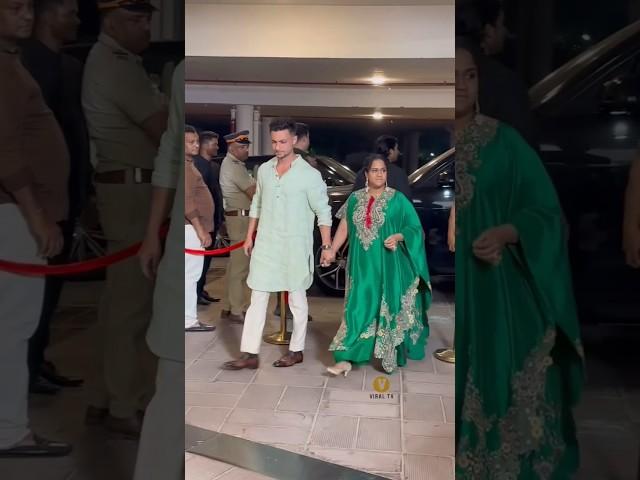 Arpita Ayush At Manish Malhotra House For Diwali Bass #shortvideo #shorts  #aishwarya