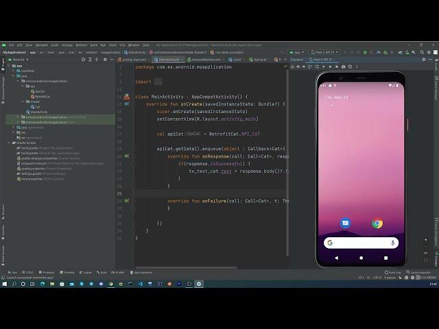 Android retrofit get api || Android Kotlin || Code with me