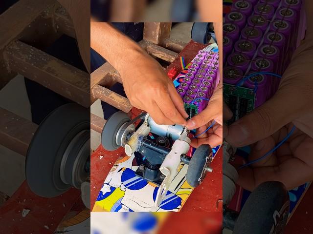 Double Motor Setup हो गया  / #vishalskater #skateboard #electric #minivlog #shortvlog #skaterboy