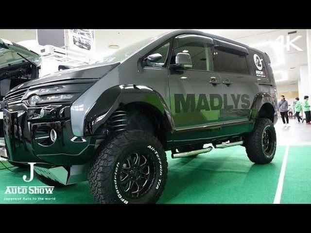 (4K)MADLYS MITSUBISHI DELICA D5 modified  - OSAKA AUTOMESSE 2016