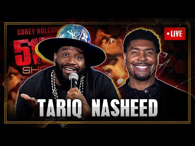 Corey breaks his wrist but conversates with Tariq — The Corey Holcomb 5150 Show