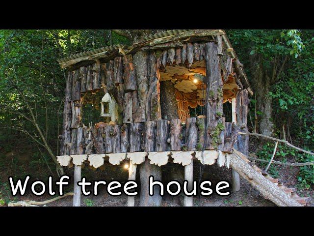 One built a house in the forest. Start to finish